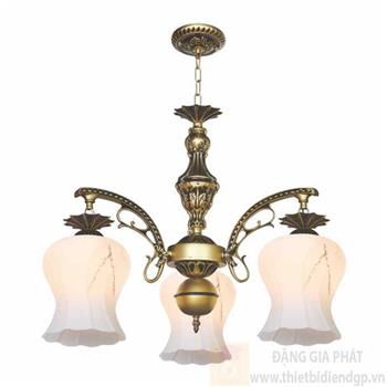 Đèn chùm cổ điển Ø550*H450+400, E27*3 lamp NC 8068/3